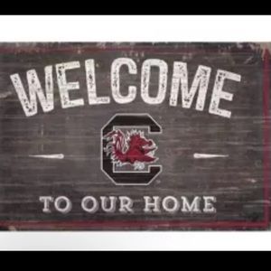 South Carolina Gamecocks Wooden Sign New in box